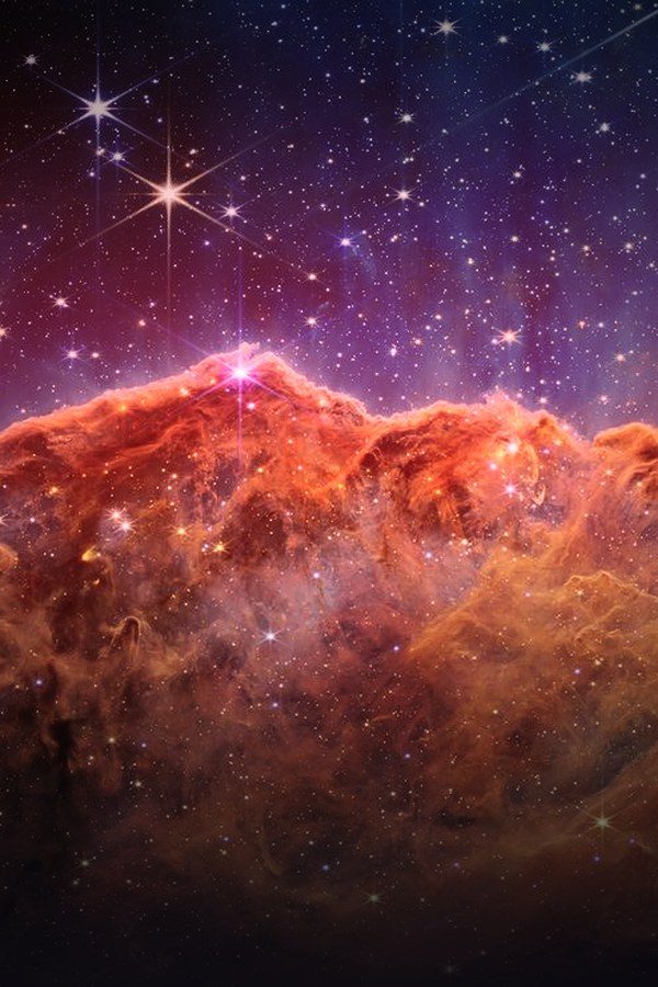 Glowing nebula in deep space — Big Screen Vault blockbusters on KemoTV